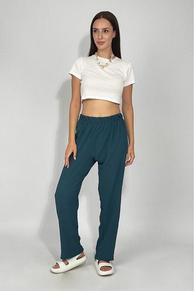 Betimoda Women's Elastic Waist Ayrobin Tracksuit Trousers Petrol
