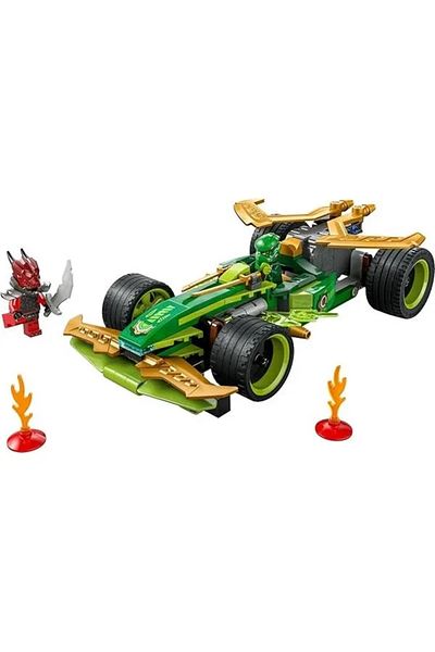 STOREMAX Lego Ninjago Lloyd's Pull-And-Go Race Car 71828 Creative Toy for Children Ages 7 and up