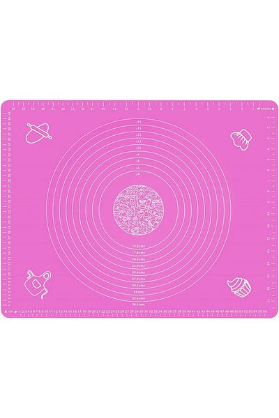 BV Silicone Dough Mat, Non-Stick Sheet, 60x80 cm, Purple, 558COF