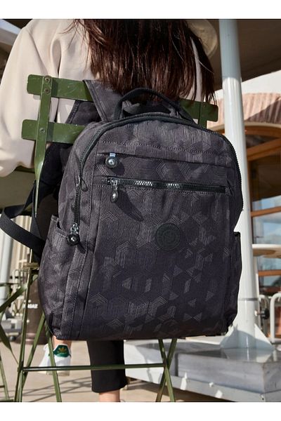 eflanmoda Unisex Clinker Fabric Leptop School and Daily Backpack