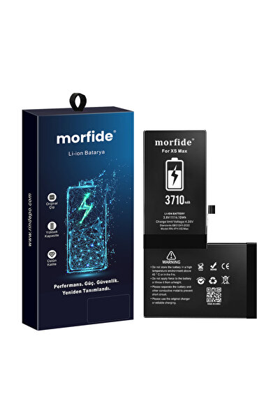 morfide Apple iPhone XS Max Uyumlu 3710mAh Yüksek Kapasiteli Batarya M-Max – ...