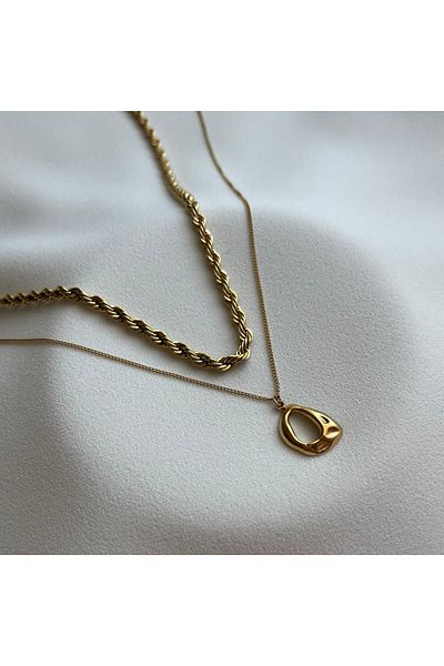 Arye Aksesuar Steel Necklace