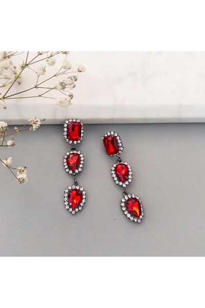 MOONGLOW ACCESSORIES Red Glow Earrings