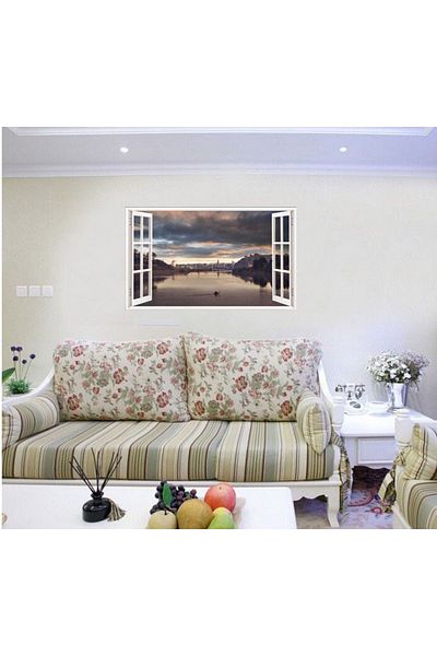 BV Decorative sticker, 3D Window, Waterford, 85 cm, 651STK