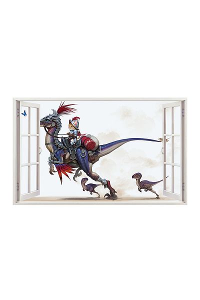 BV Decorative sticker with Dinosaurs, 85 cm, 4260ST