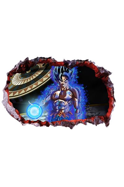 BV Decorative sticker, 3D hole in the wall, Dragon Ball, 85 cm, 1026STK-1