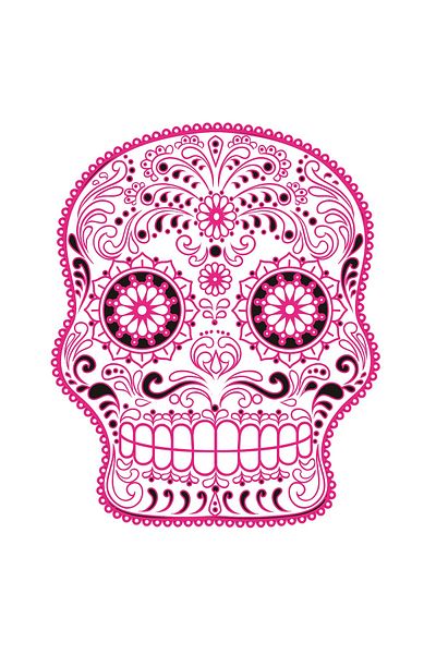 BV Decorative sticker, Skull, 78 cm, 216STK-6