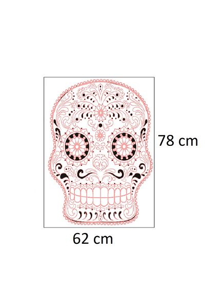 BV Decorative sticker, Skull, 78 cm, 216STK-10