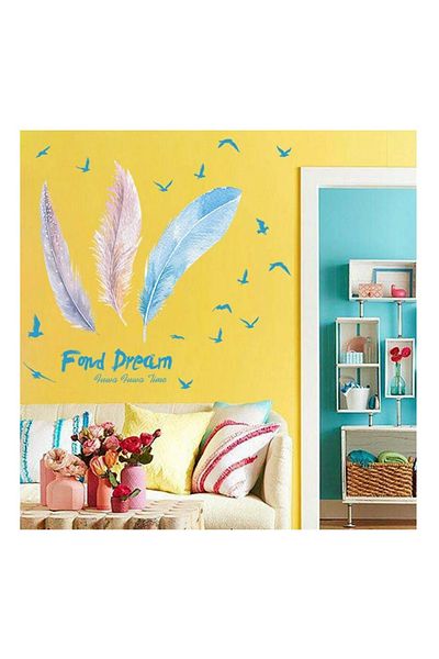 BV Decorative sticker, Feathers, 115 cm, 720PCS