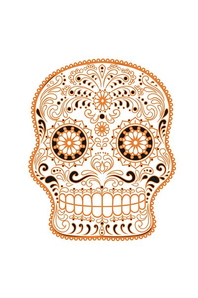BV Decorative sticker, Skull, 78 cm, 216STK-9