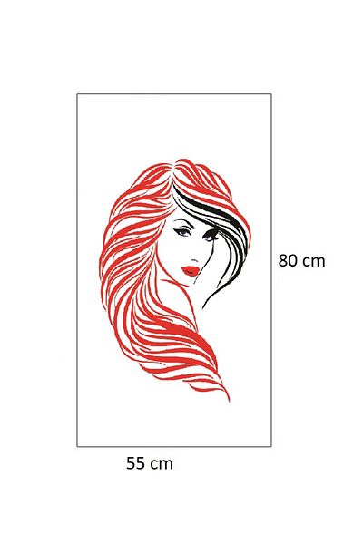 BV Decorative sticker, Woman, 80 cm, 215PCS