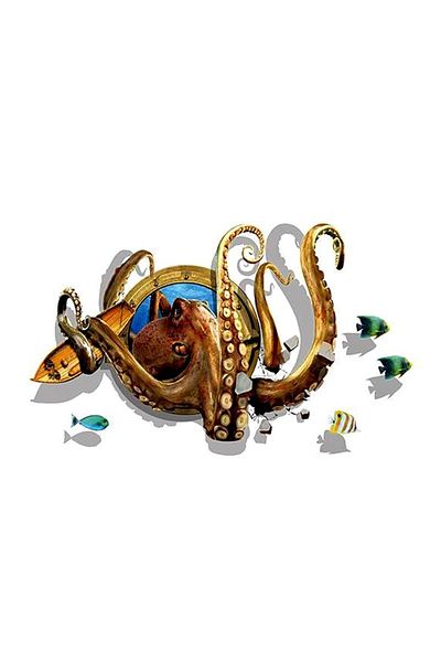 BV Decorative sticker, Octopus, 110 cm, 778STK