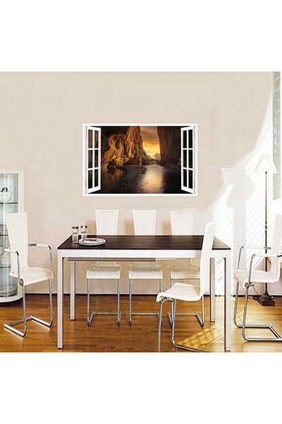 BV Decorative sticker, 3D window, Rau, 85 cm, 625PCS