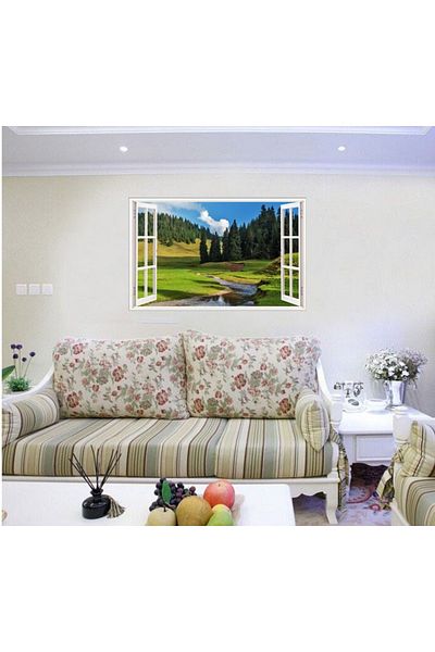 BV Decorative sticker, 3D window, Rau, 85 cm, 633STK