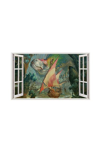 BV Decorative sticker with Dinosaurs, 85 cm, 4434ST