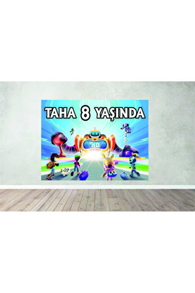 Home Kişiye Özel PK XD Doğum Günü Happy Birthday Afiş Duvar Pankart 100x75cm