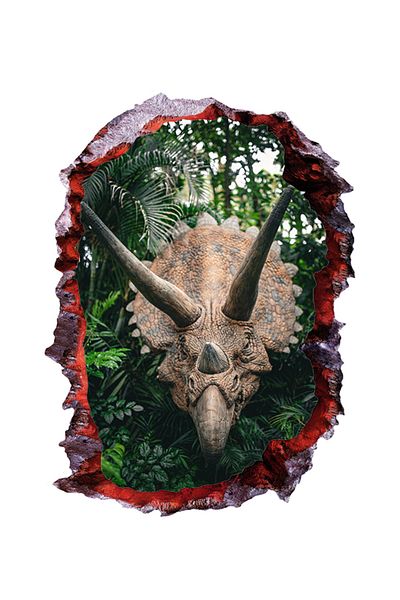 BV Decorative sticker with Dinosaurs, 85 cm, 4401ST-1
