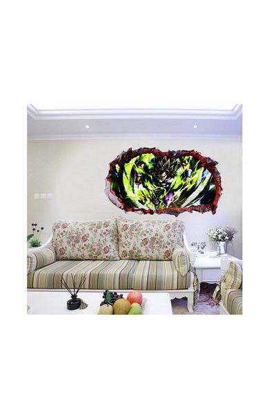 BV Decorative sticker, 3D hole in the wall, Dragon Ball, 85 cm, 1024STK