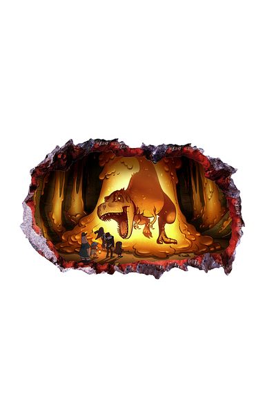 BV Decorative sticker with Dinosaurs, 85 cm, 4245ST-1