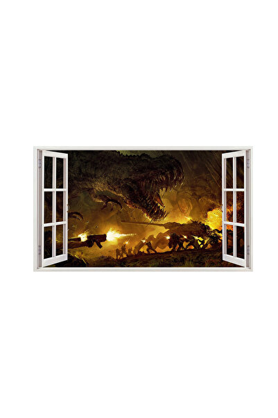 BV Sticker decorativ cu Dinozauri, 85 cm, 4427ST
