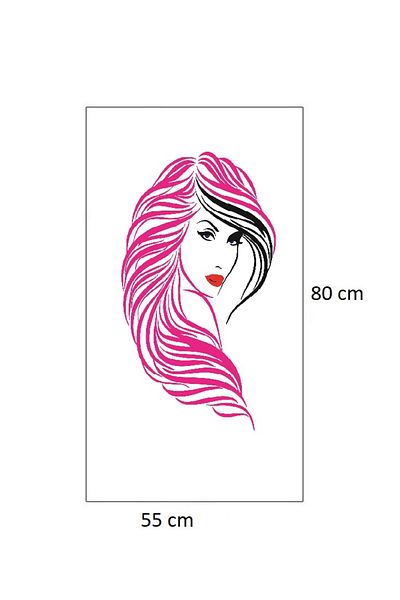 BV Decorative sticker, Woman, 80 cm, 215STK-5