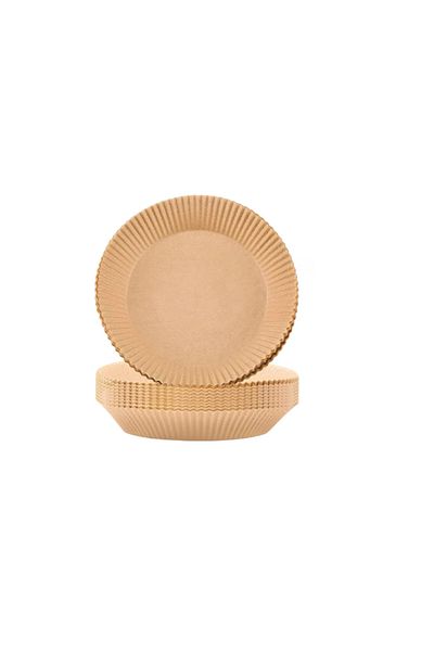 OEM Set of 50 baking papers for air fryer, 16 x 4.5 cm, brown