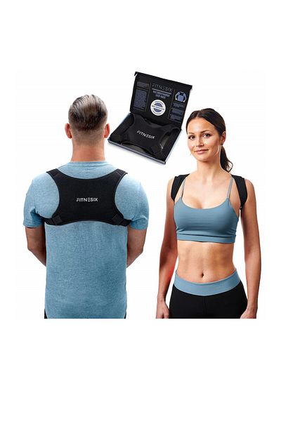 OEM Fitnesix orthopedic corrector support, black, 92 cm, size XS/S