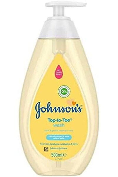 g'lly غسول جونسون للأطفال من الرأس إلى أصابع القدم (1 × 500 مل)، غسول لطيف ون...