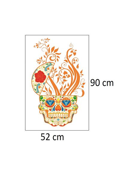BV Decorative sticker, Skull, 90 cm, 219STK-7
