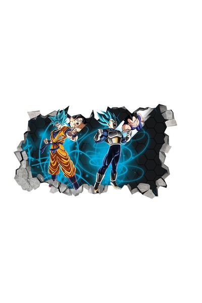 BV Sticker decorativ, gaura in perete 3D, Dragon Ball, 85 cm, 1019STK-1