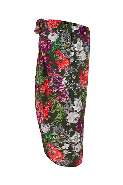 Eight Fashion Pareo lung pentru femei, colorat, cu modele florale
