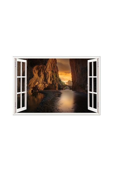 BV Decorative sticker, 3D window, Rau, 85 cm, 625PCS