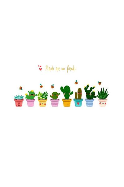 BV Decorative sticker, Cactus, 115 cm, 816STK