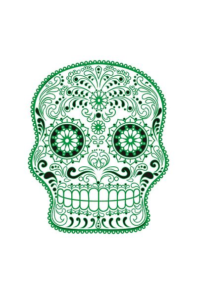 BV Decorative sticker, Skull, 78 cm, 216STK-3