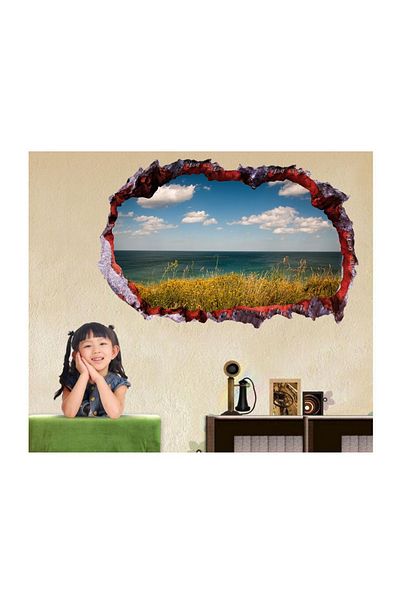 BV Decorative sticker, hole in the wall 3D, Ocean, 85 cm, 163STK-1