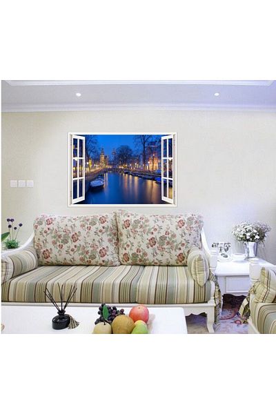 BV Decorative sticker, 3D Window, Vienna, 85 cm, 566PCS