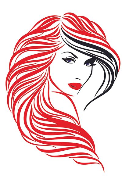 BV Decorative sticker, Woman, 80 cm, 215PCS