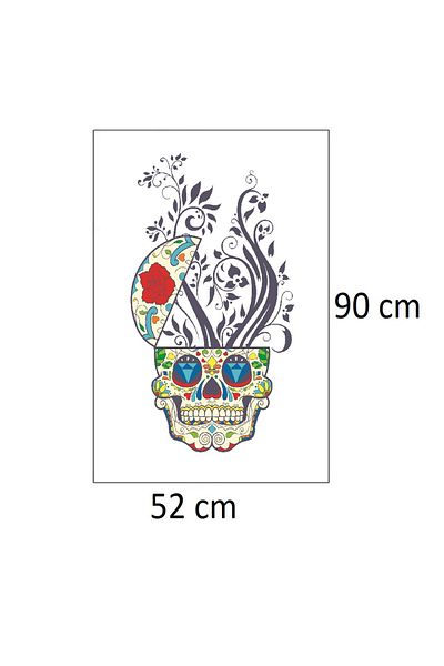BV Decorative sticker, Skull, 90 cm, 219STK-8