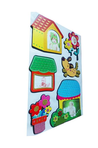 BV Decorative sticker, Picture houses, 45 cm, WX-EB002