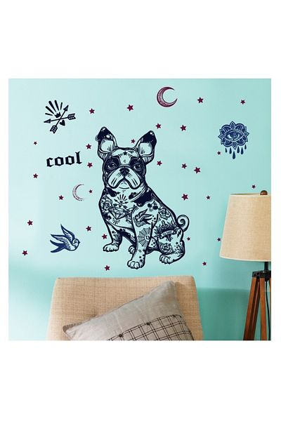BV Sticker decorativ, Cool Dog, Old school, 77 cm, 726STK