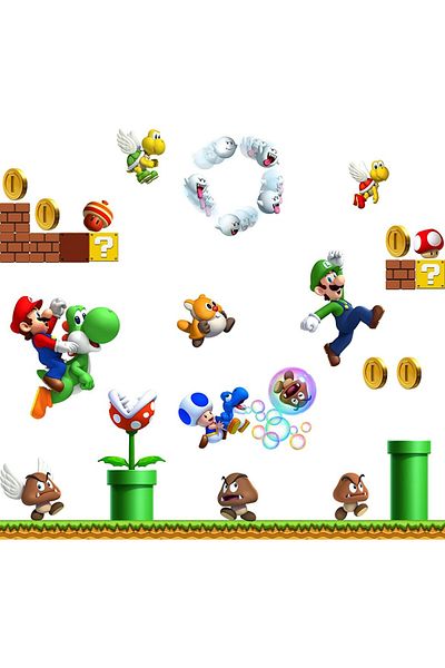 BV Decorative sticker with Mario, 110 cm, 1112STK