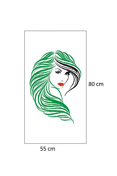 BV Decorative sticker, Woman, 80 cm, 215STK-6