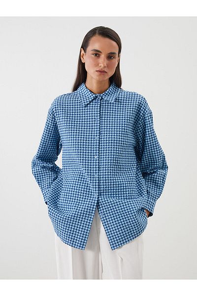 LC Waikiki Plaid Women's Shirt Tunic