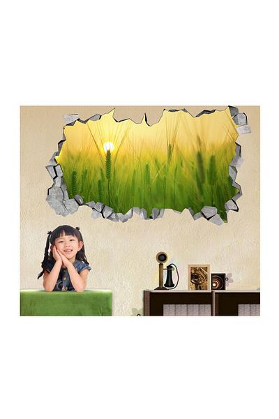 BV Decorative sticker, hole in the wall 3D, Sunrise, 85 cm, 169STK-1