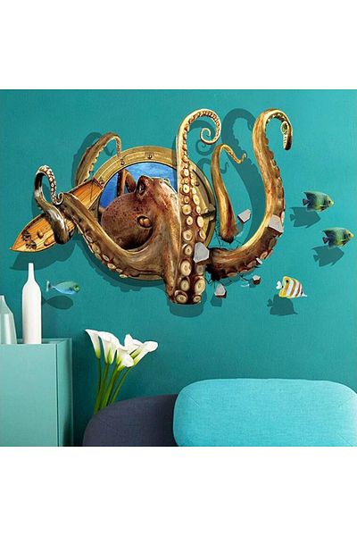 BV Decorative sticker, Octopus, 110 cm, 778STK