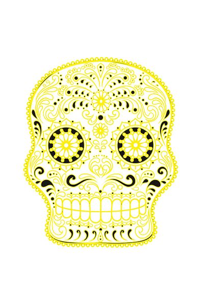 BV Decorative sticker, Skull, 78 cm, 216STK-4
