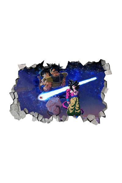 BV Decorative sticker, 3D hole in the wall, Dragon Ball, 85 cm, 1025STK-2
