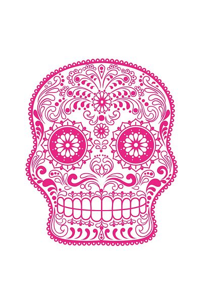 BV Decorative sticker, Skull, 78 cm, 216STK-16
