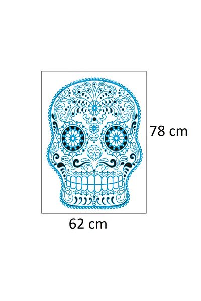 BV Decorative sticker, Skull, 78 cm, 216STK-2