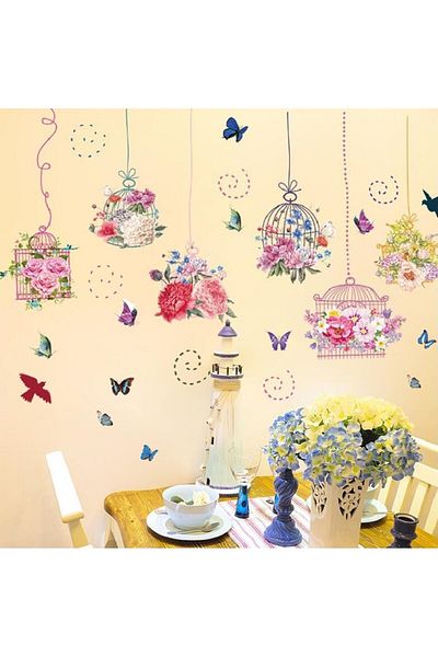 BV Decorative sticker, Flower cages, 150 cm, 776STK